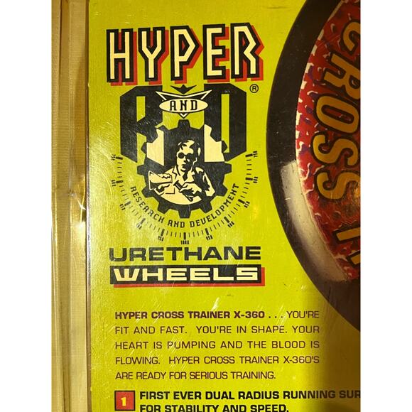 New Hyper Wheels Cross Trainer X-360 77.5mm Fitness All Surface Conditions 78A - Picture 6 of 7